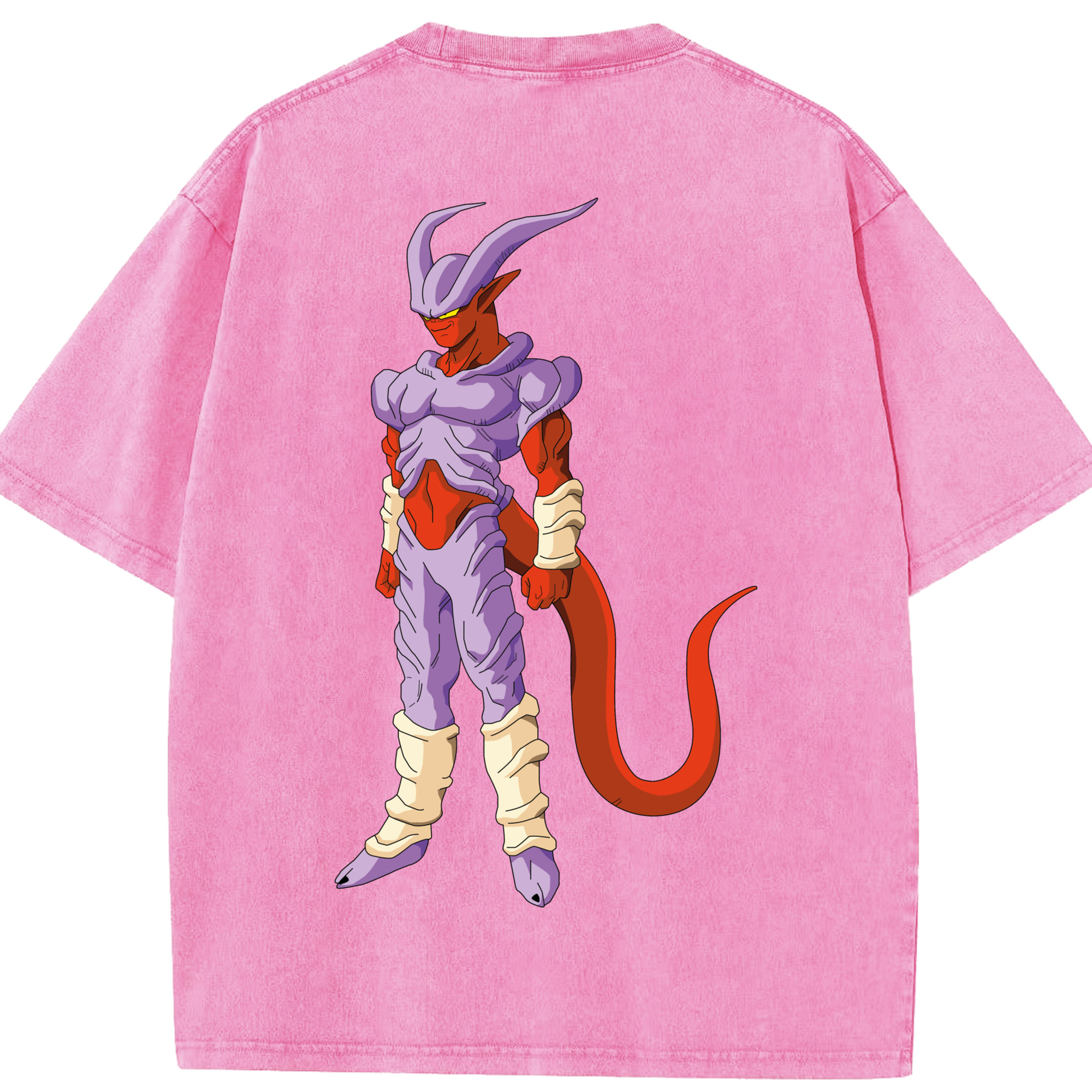 （画像用） ドラゴンボール ジャネンバ DRAGON BALL Janemba 綿100% ヴィンテージ風 半袖Tシャツ（背面プリント）